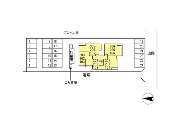 グランシャリオ東深津の物件外観写真